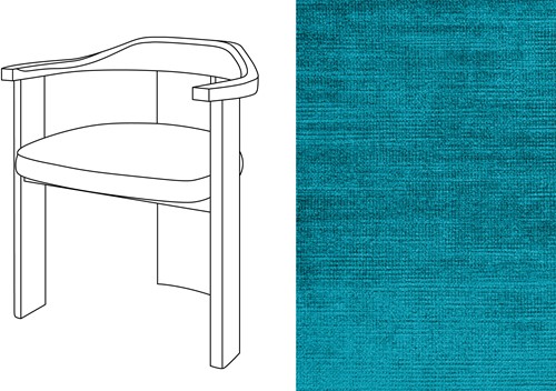 Noble Armchair Avignon Ocean (251)