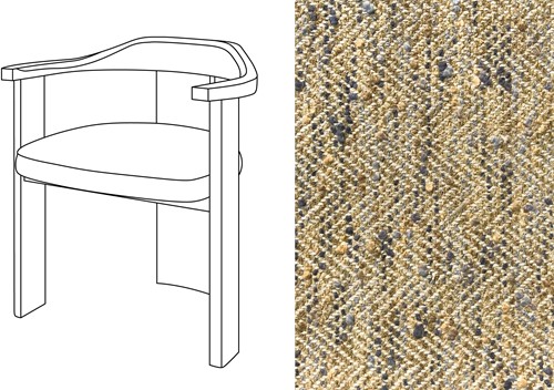 Noble Armchair Magnus Sucre de Canne