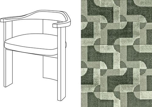 Noble Armchair Mosaik 002