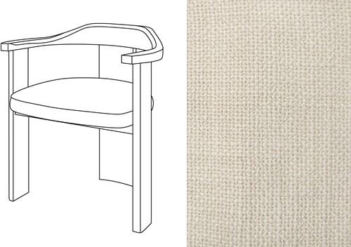 Noble Armchair Paco Nougat