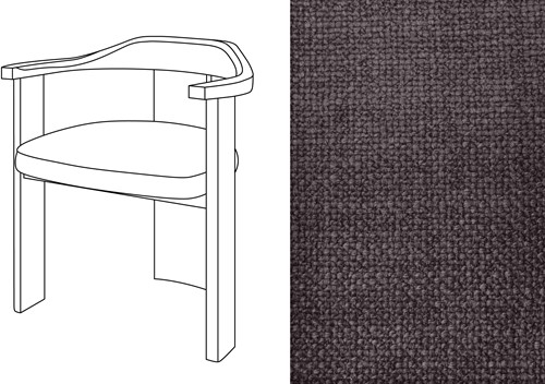 Noble Armchair Paco Ardoise