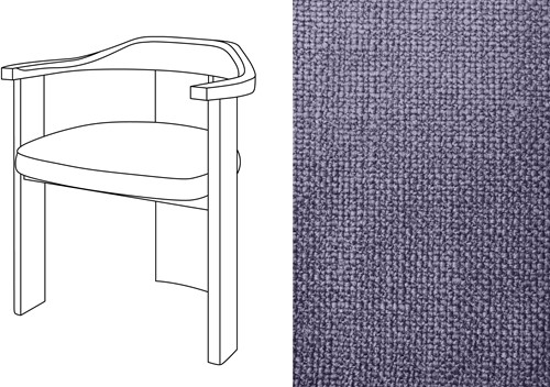 Noble Armchair Paco Violet Vintage