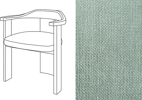 Noble Armchair Paco Lichen