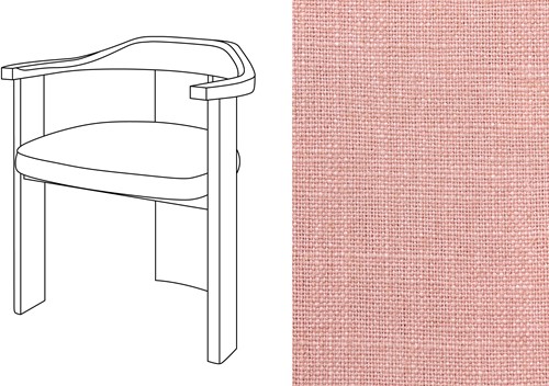 Noble Armchair Rave Ash Rose (802)