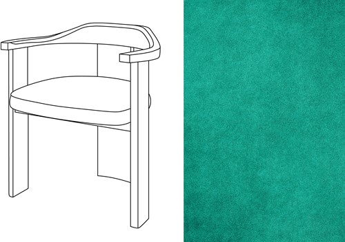 Noble Armchair Velour 006