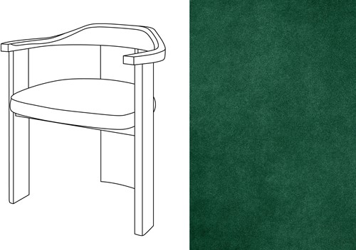 Noble Armchair Velour 020