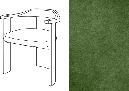 Noble Armchair Velour 023