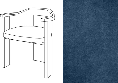 Noble Armchair Velour 061