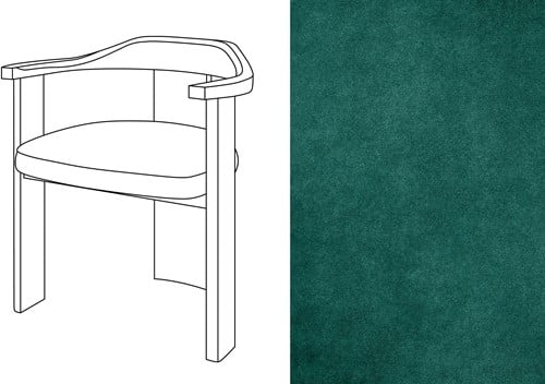 Noble Armchair Velour 065