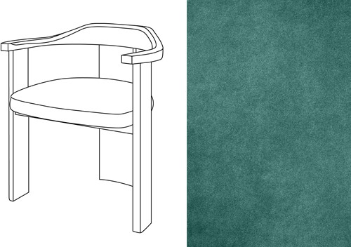 Noble Armchair Velour 068