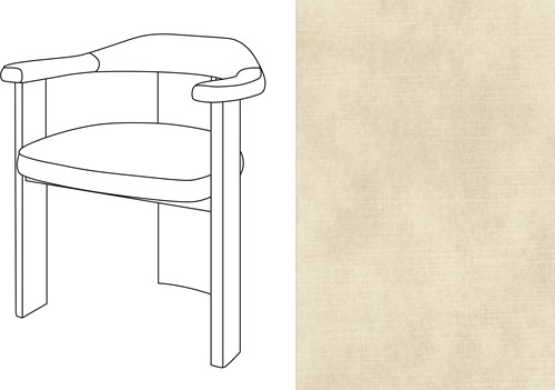 Noble Uph. Armchair Adore 110