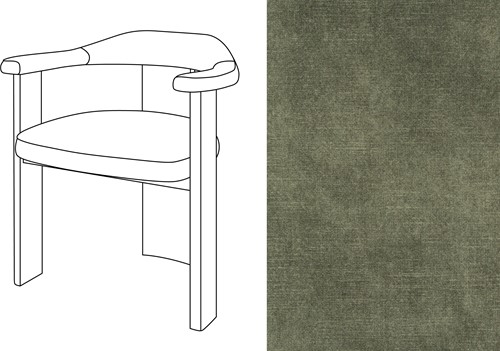 Noble Uph. Armchair Adore 156