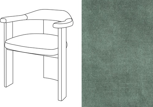 Noble Uph. Armchair Adore 158
