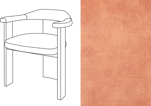 Noble Uph. Armchair Adore 166
