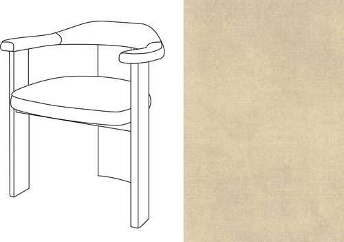 Noble Uph. Armchair Adore 215