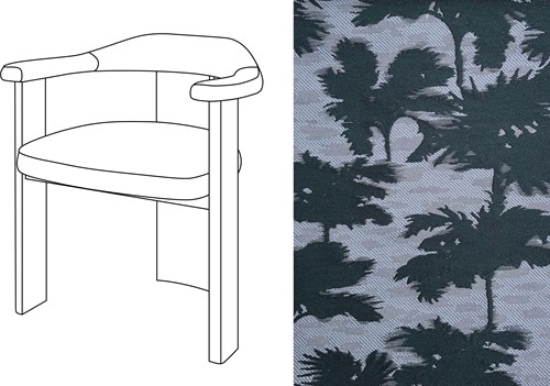 Noble Uph. Armchair Be Bop A Lula 011