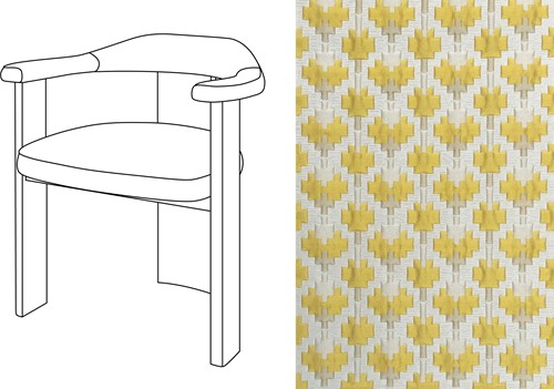 Noble Uph. Armchair Coriandoli 002