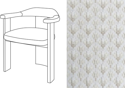 Noble Uph. Armchair Coriandoli 006