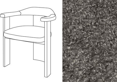 Noble Uph. Armchair Doodle 68