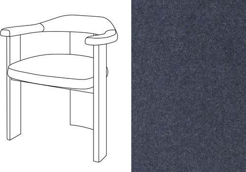 Noble Uph. Armchair Facet 1007
