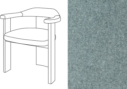 Noble Uph. Armchair Facet 144