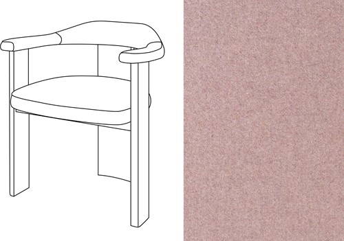 Noble Uph. Armchair Facet 166