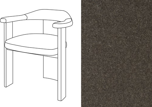 Noble Uph. Armchair Facet 18