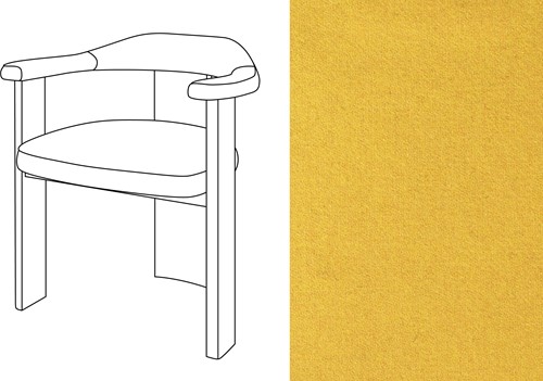 Noble Uph. Armchair Facet 22