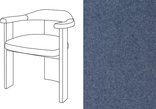 Noble Uph. Armchair Facet 45