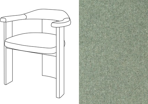 Noble Uph. Armchair Facet 50