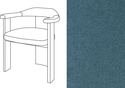 Noble Uph. Armchair Facet 56
