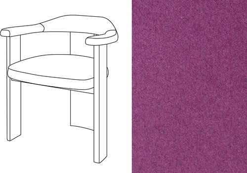 Noble Uph. Armchair Facet 76