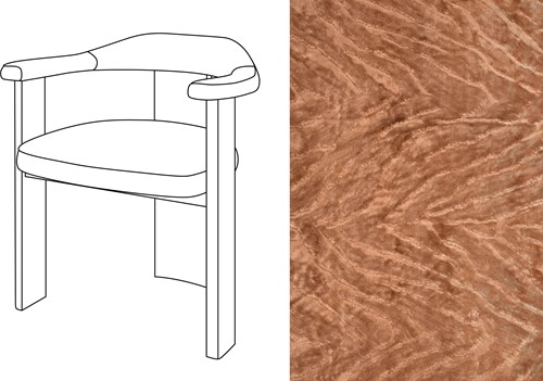 Noble Uph. Armchair Folie Douce 20