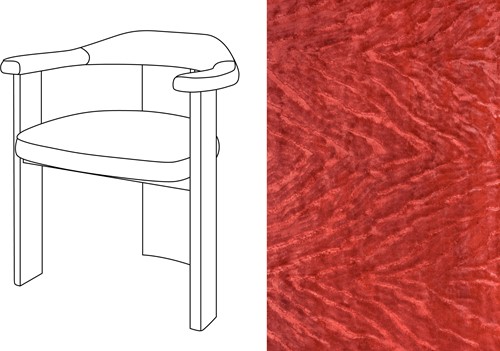 Noble Uph. Armchair Folie Douce 70