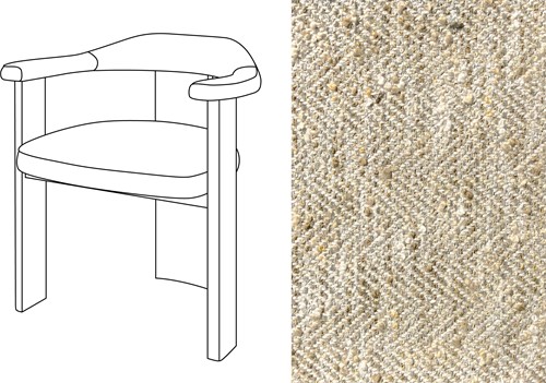 Noble Uph. Armchair Magnus Lin