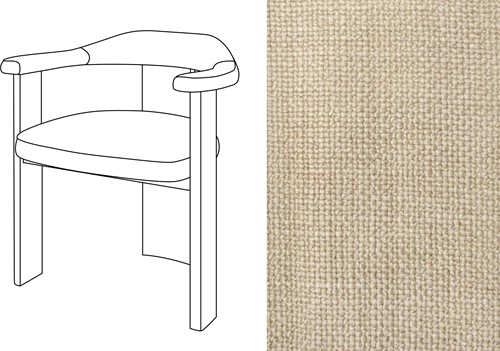 Noble Uph. Armchair Paco Lin