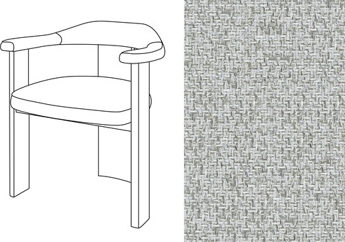 Noble Uph. Armchair Toronto-4