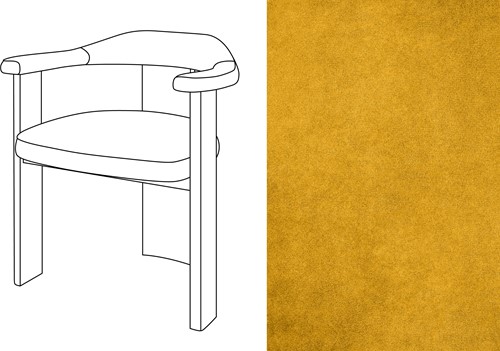 Noble Uph. Armchair Velour 005