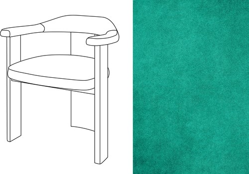 Noble Uph. Armchair Velour 006