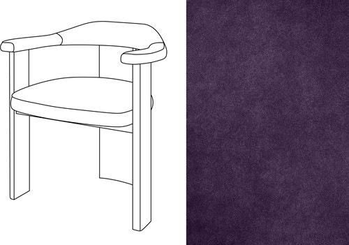 Noble Uph. Armchair Velour 008