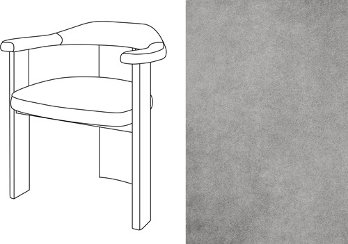 Noble Uph. Armchair Velour 009