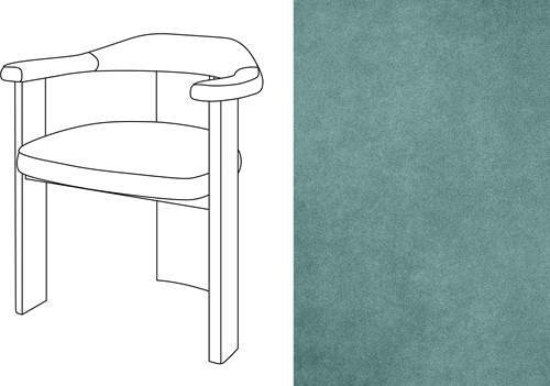 Noble Uph. Armchair Velour 022