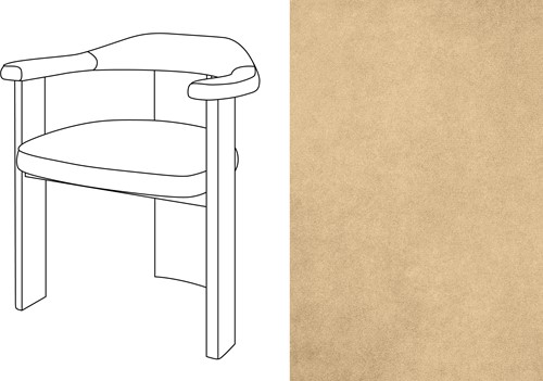 Noble Uph. Armchair Velour 030
