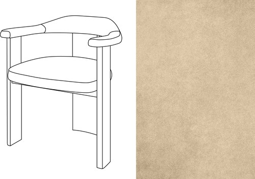 Noble Uph. Armchair Velour 031