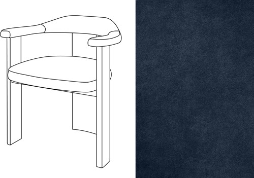 Noble Uph. Armchair Velour 062