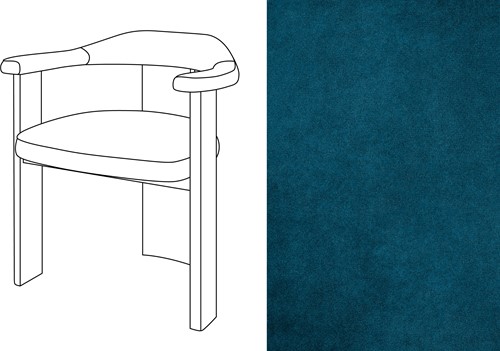 Noble Uph. Armchair Velour 067