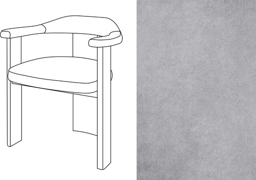 Noble Uph. Armchair Velour 080