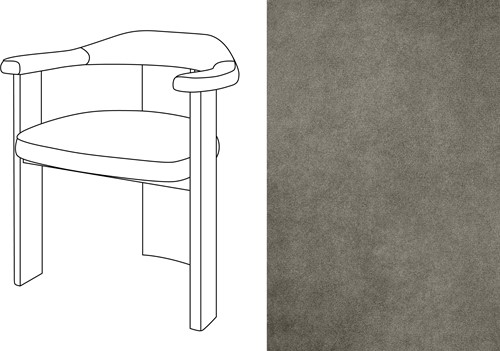 Noble Uph. Armchair Velour 090