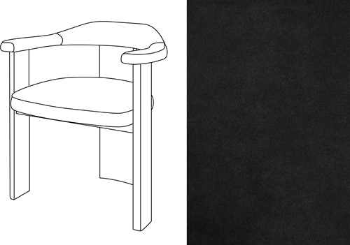 Noble Uph. Armchair Velour 999