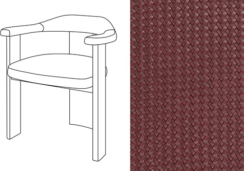 Noble Uph. Armchair Wicker 07